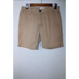 Rhythm Men's Size 30 Khaki Color 7.5" Inseam Chino Shorts